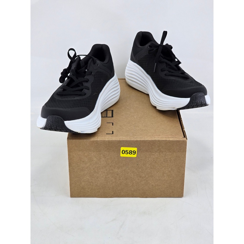 Skechers Go Run Max Cushioning Elite Men 8.5 Black White 220613 - Excellent